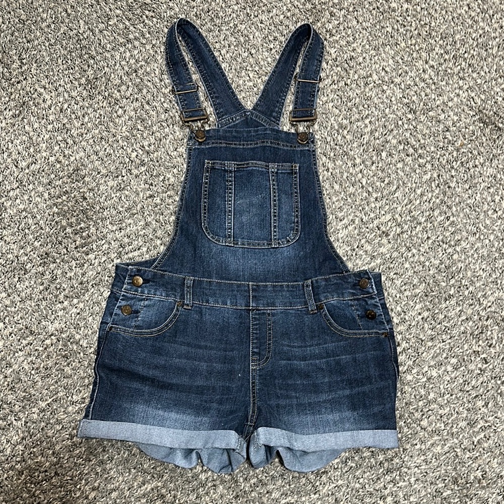 Blue Spice Dark Wash Denim Overalls